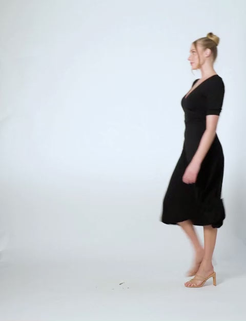 Silvana 'LBD' Midi Little Black Dress