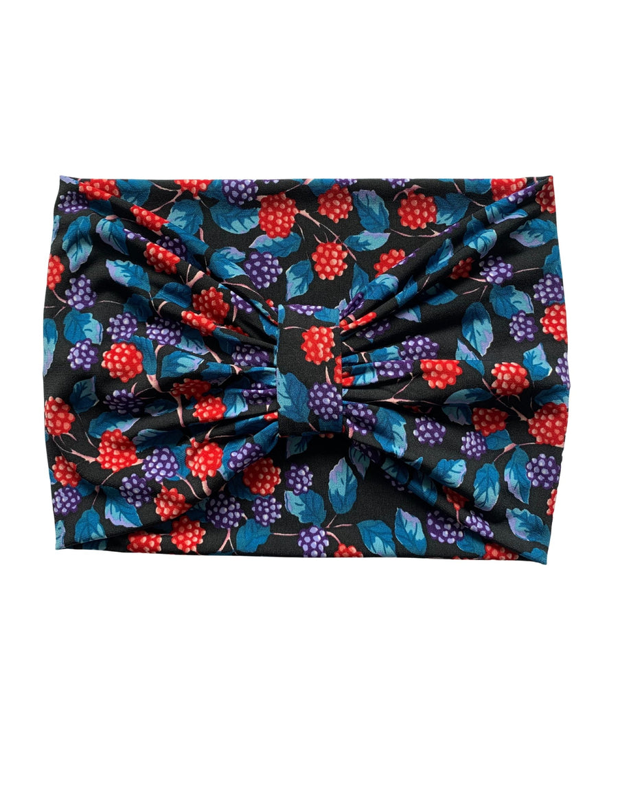 Printed Jersey Hair Turban 'Berry Delight'