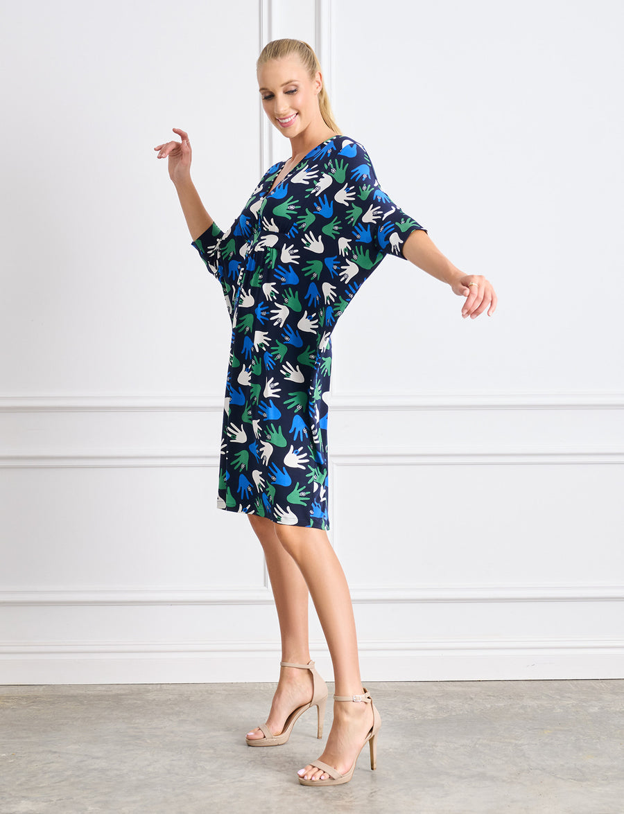 Simmy Hello There Kaftan Style Knee Length Dress