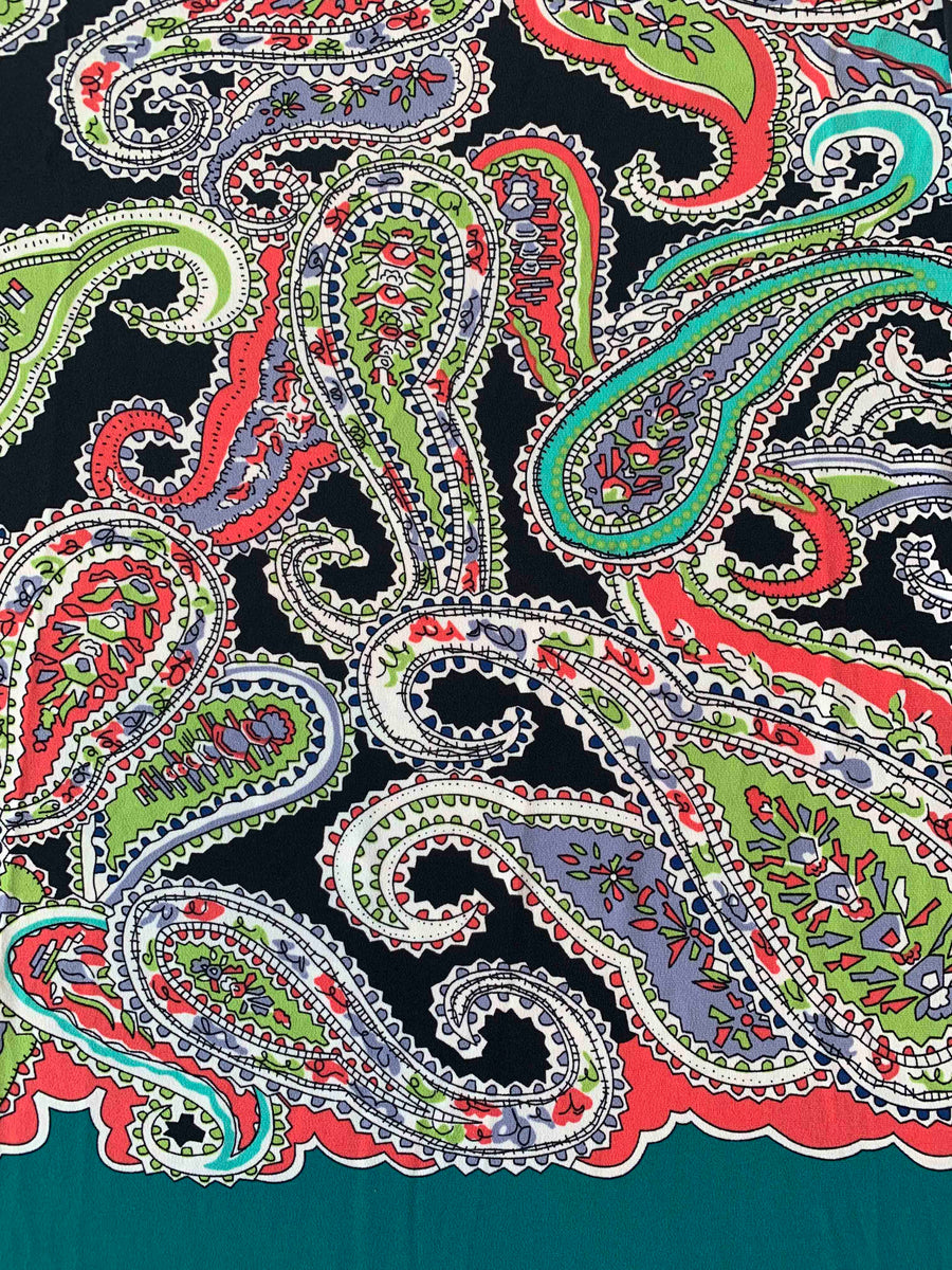 Haley 'Paisley Park' Looser Fit Mini Shift Dress